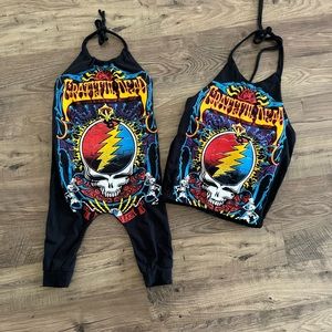 Custom mommy and me Grateful Dead set